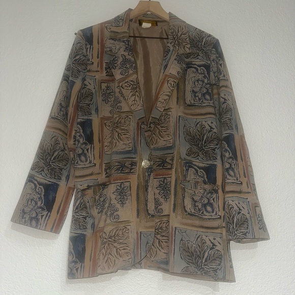 Vintage Toni Garment | Floral Blazer size S - Picture 2 of 5